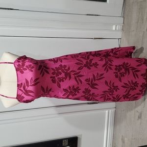 Sexy Backless White Lotus Fitted Dress Sz Medium